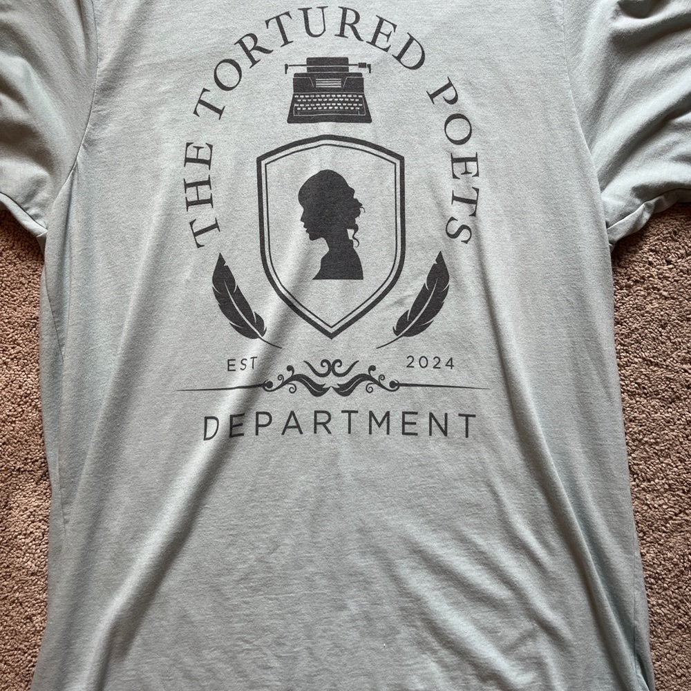 Tultex Light Green Tortured Poets Tee